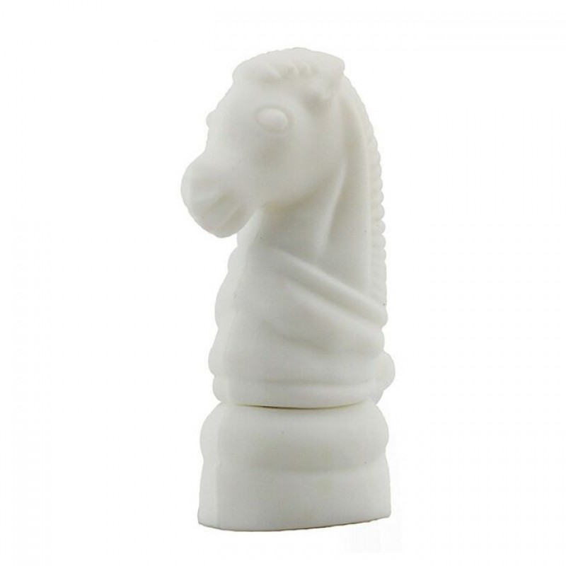 Флешка Шахматная фигура Конь белый