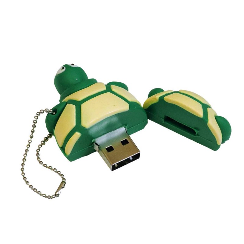 Флешка Черепаха зеленая 11414